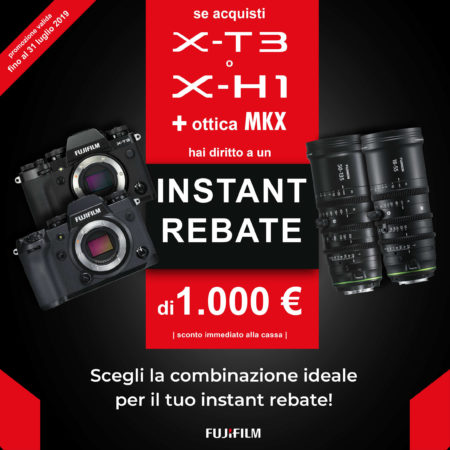 Videomaker con FujiFilm e ottiche MKX con uno sconto immediato di 1.000 Euro