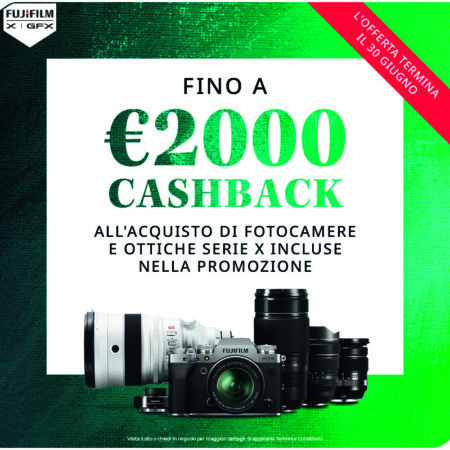 Cashback FujiFilm fino a €2.000 – Tutte le informazioni per richiederlo